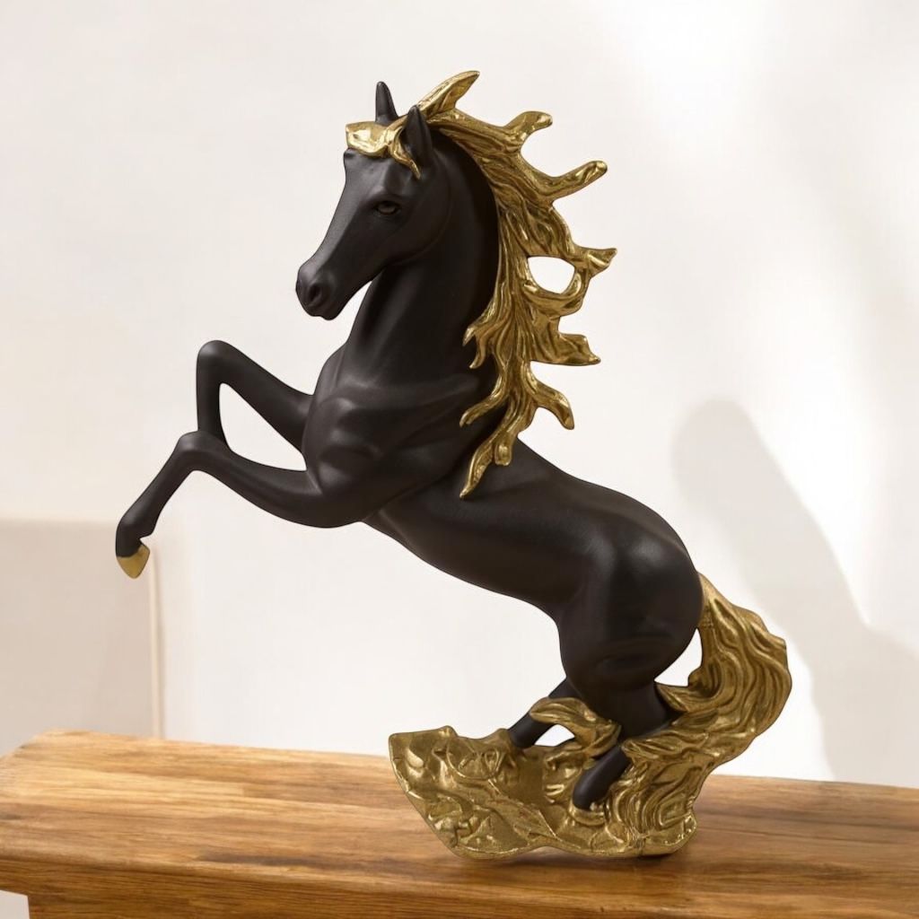 Black Horse Statue