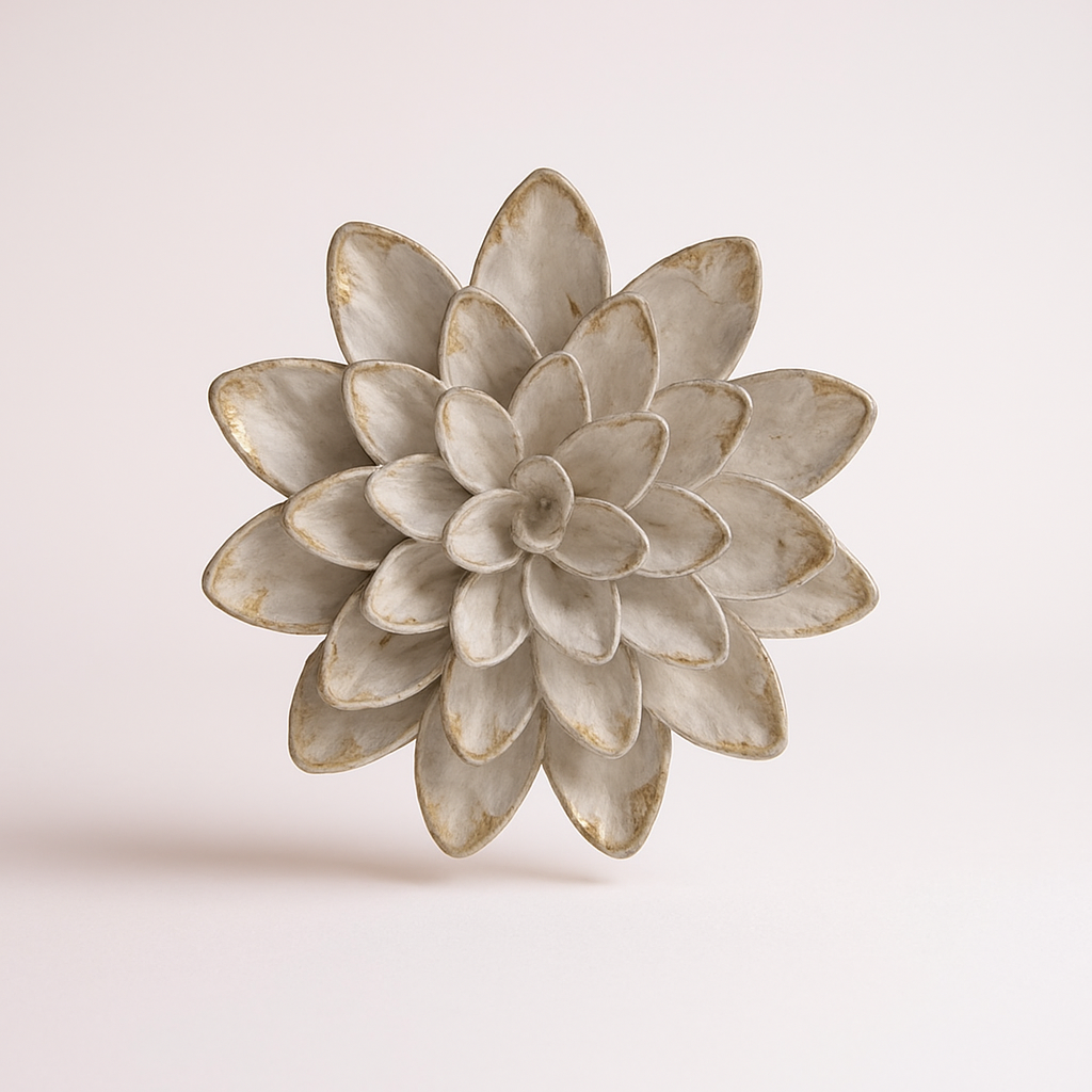 Vintage Petal Sculptures